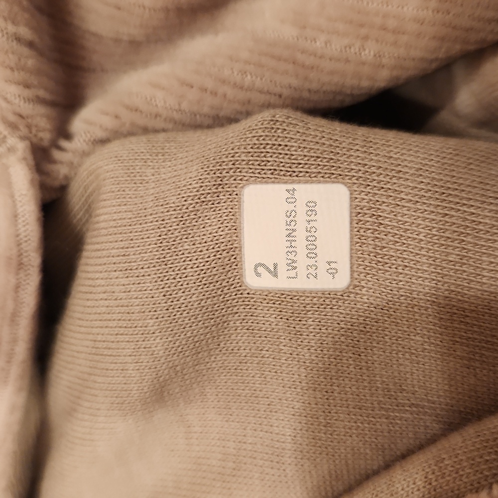 Lululemon Scuba Track Jacket Velvet Cord in color Riverstone size 2 - Picture 14 of 17